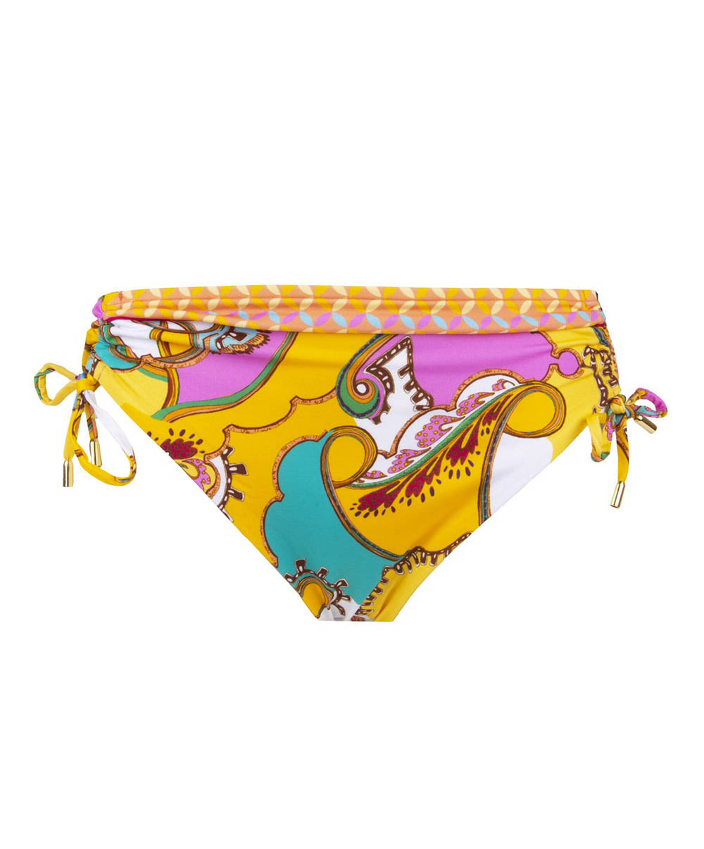 Bas de maillot culotte mi-haute Lise Charmel bain Soleil floral Curcuma ABB0646-CS