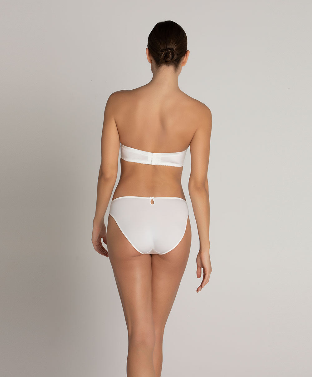 Slip dos opaque "Fantaisie" Lise Charmel Source Beauté ecru nacre ACH0272-EN