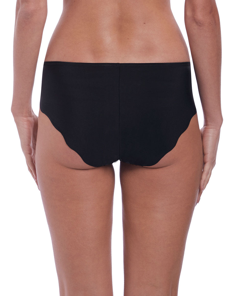 Slip dos opaque Fantasie Anoushka noir FL3215-BLK face