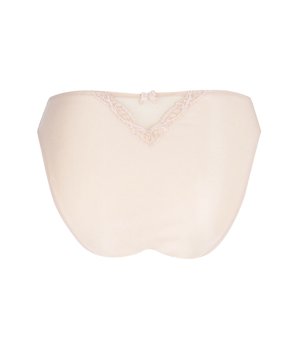 Slip dos opaque en soie Lise Charmel Splendeur soie aurore ACC0280-SR