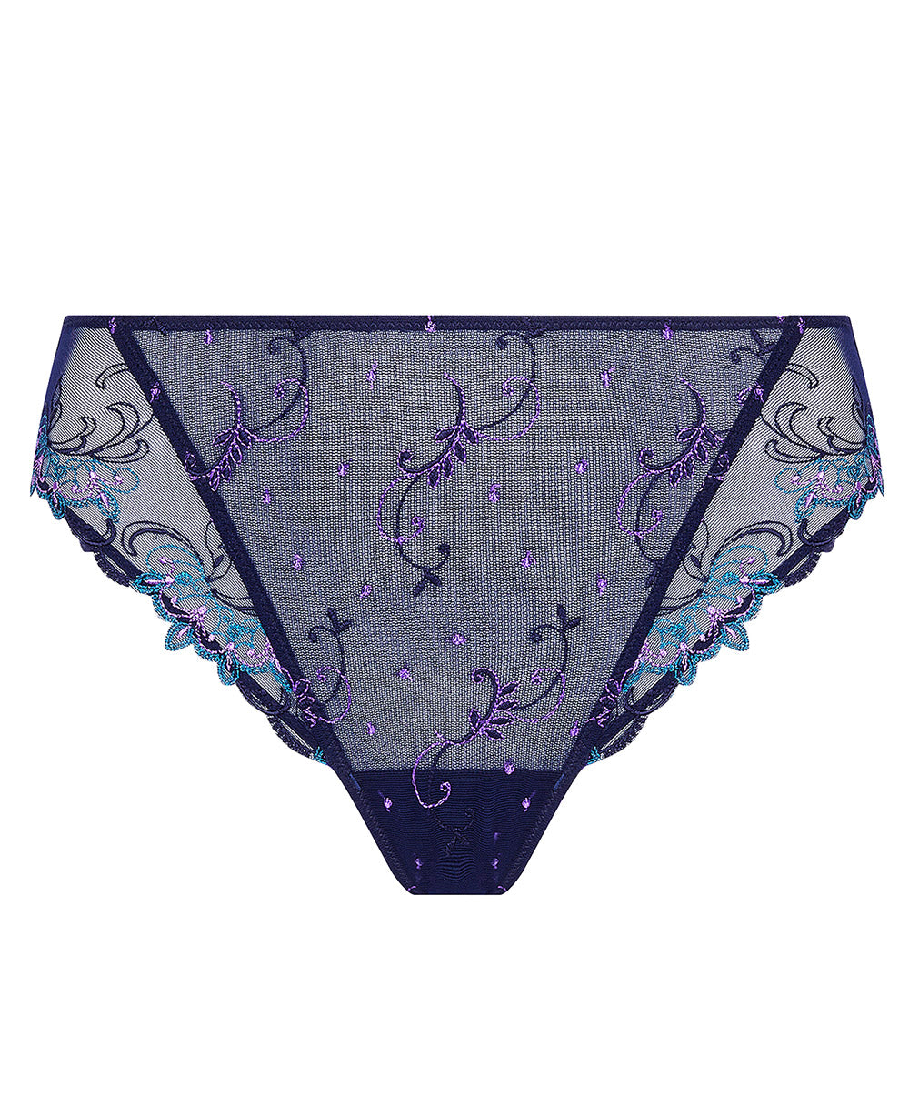 Slip "Fantaisie" Lise Charmel Déesse Désirs mauve ACH0277-MD