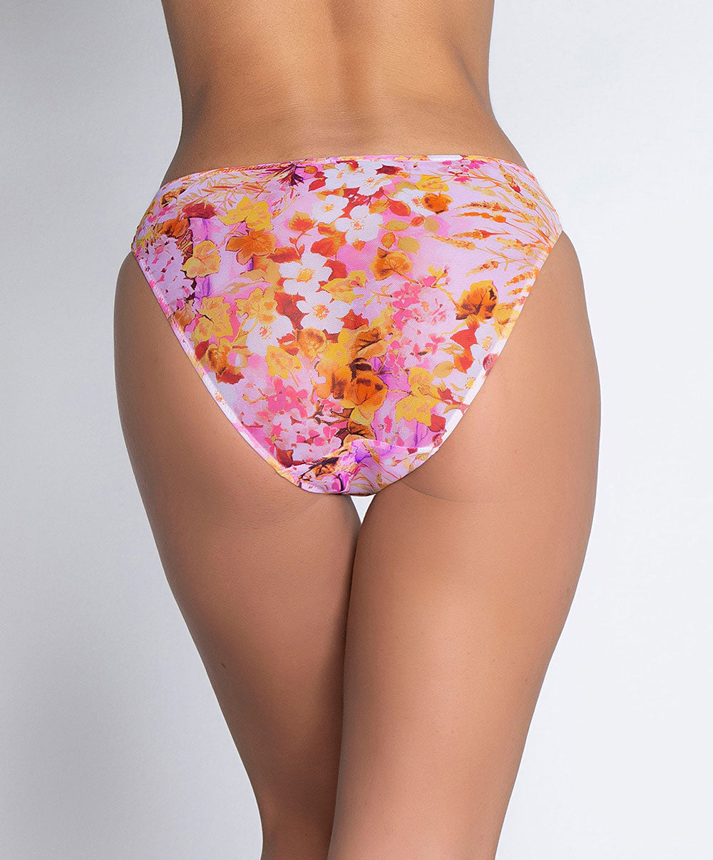 Slip "Fantaisie" Lise Charmel Jardins de Lumière bouquet multicolore ACH0249-BL