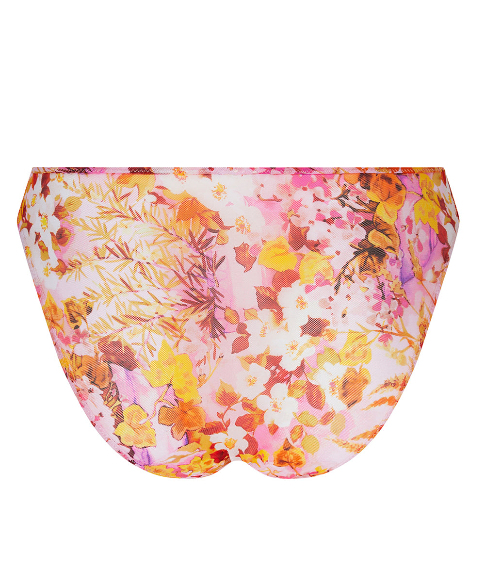Slip "Fantaisie" Lise Charmel Jardins de Lumière bouquet multicolore ACH0249-BL