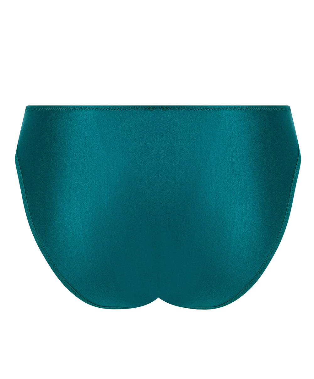 Slip dos opaque Lise Charmel Sublime en Dentelle vert princesse ACH0213-VP