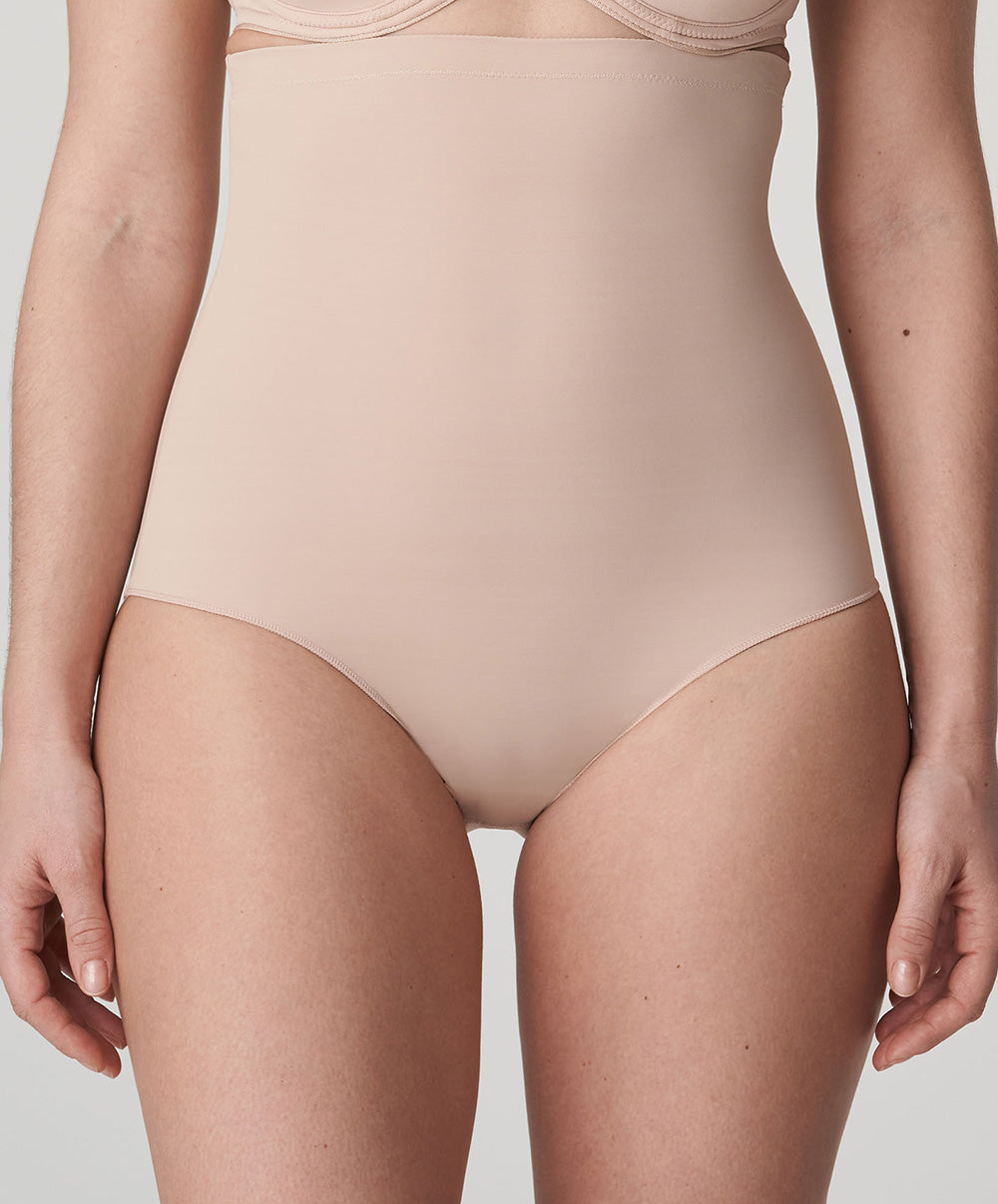 Slip gainant taille très haute PrimaDonna Perle café au lait 0562343-CAL