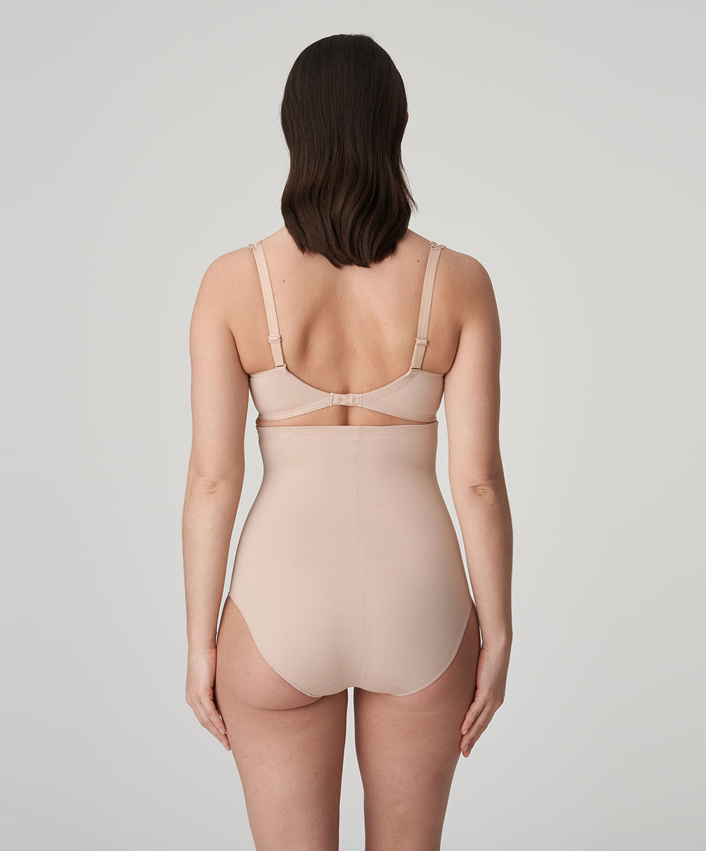 Slip gainant taille très haute PrimaDonna Perle café au lait 0562343-CAL