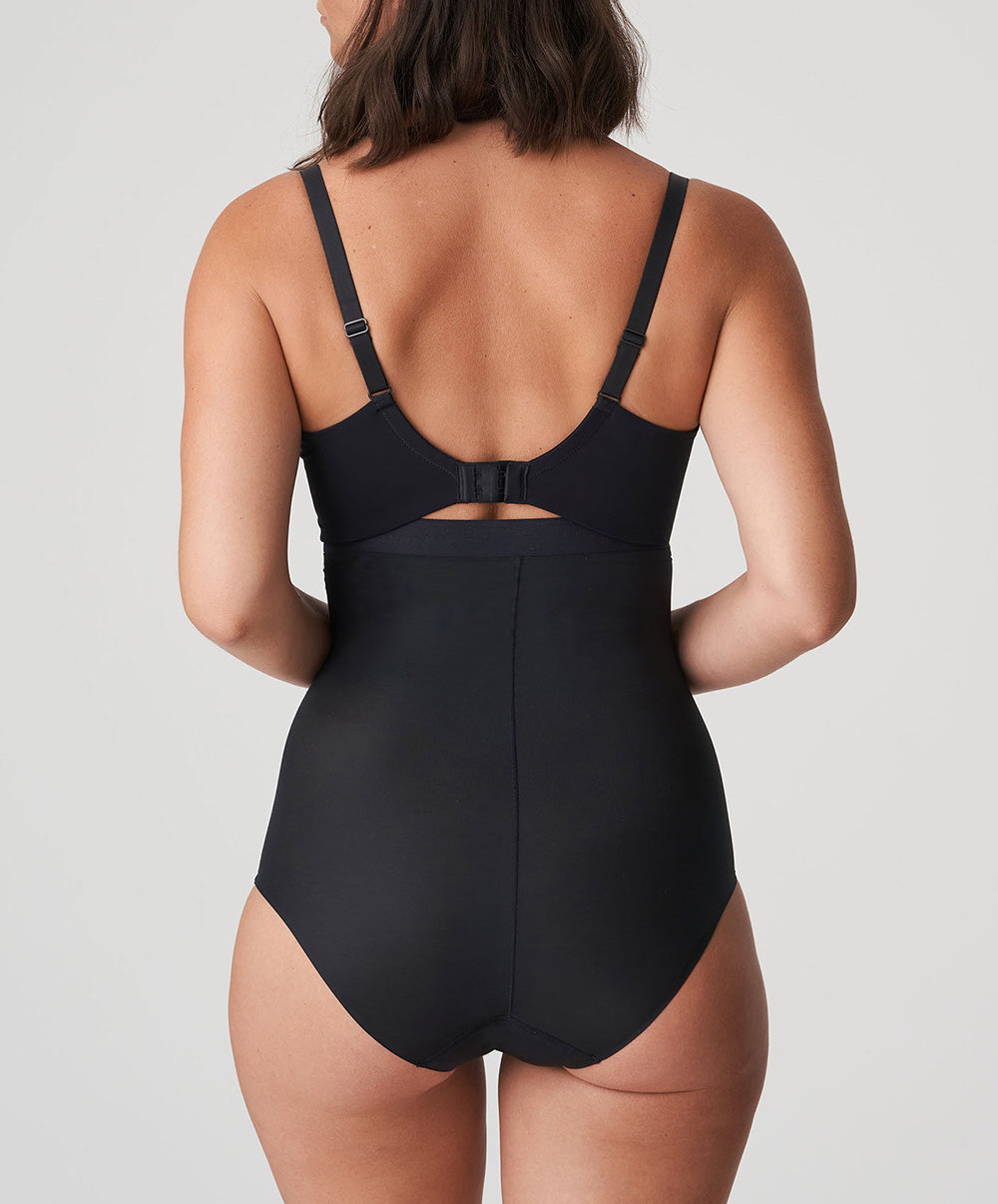 Slip gainant taille très haute invisible PrimaDonna Figuras charbon 0563253-CHB