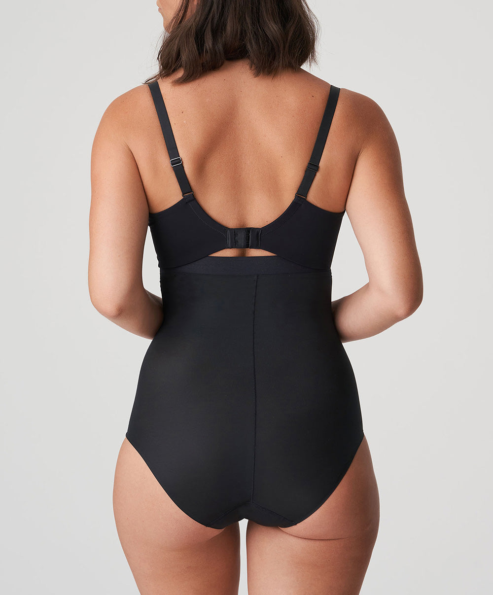 Slip gainant taille très haute invisible PrimaDonna Figuras charbon 0563253-CHB