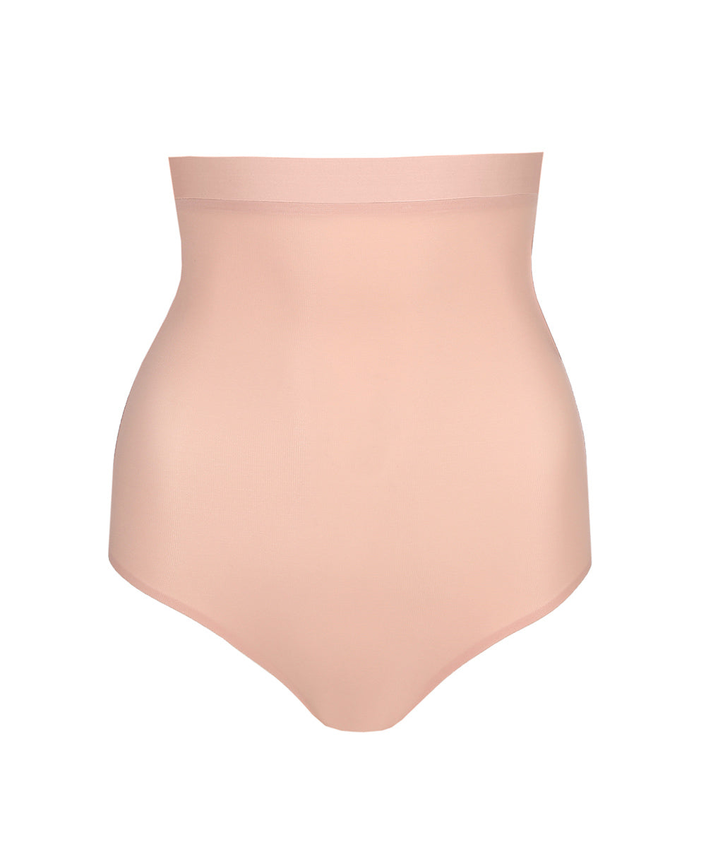 Slip gainant taille très haute invisible PrimaDonna Figuras rose poudré 0563253-PWD