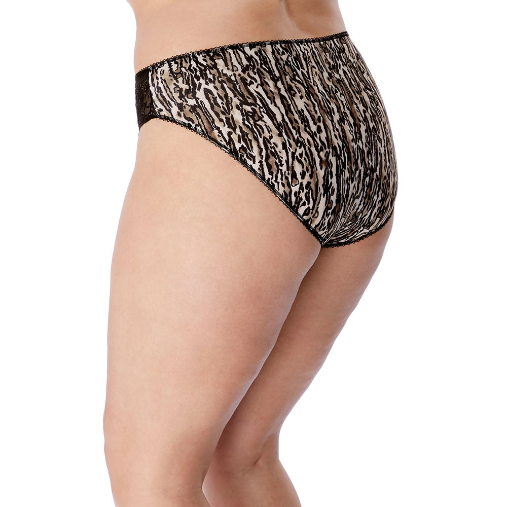 Slip grande taille Elomi Morgan ocelot EL4115-OCT face