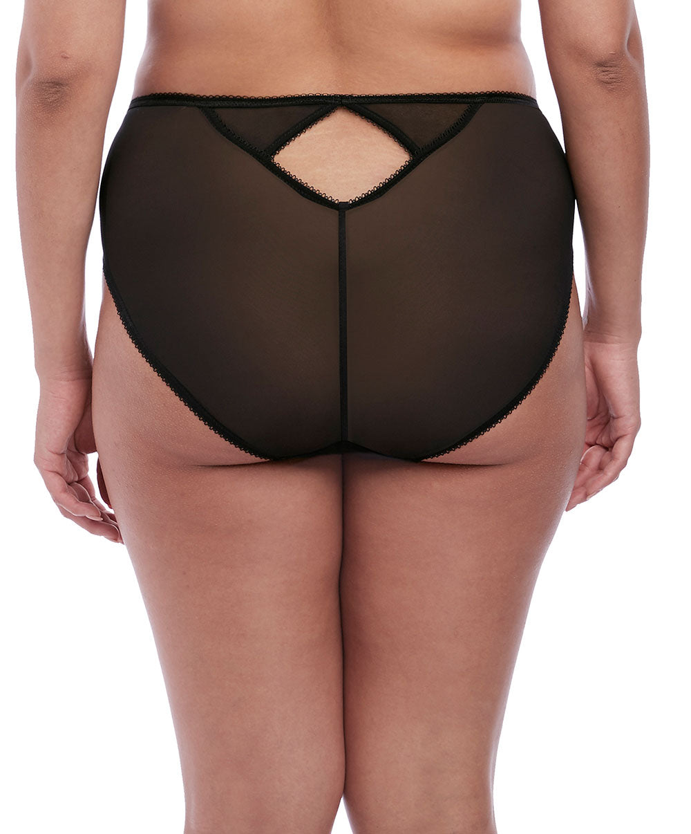 Slip grande taille Elomi Roxanne noir EL4466-BLK