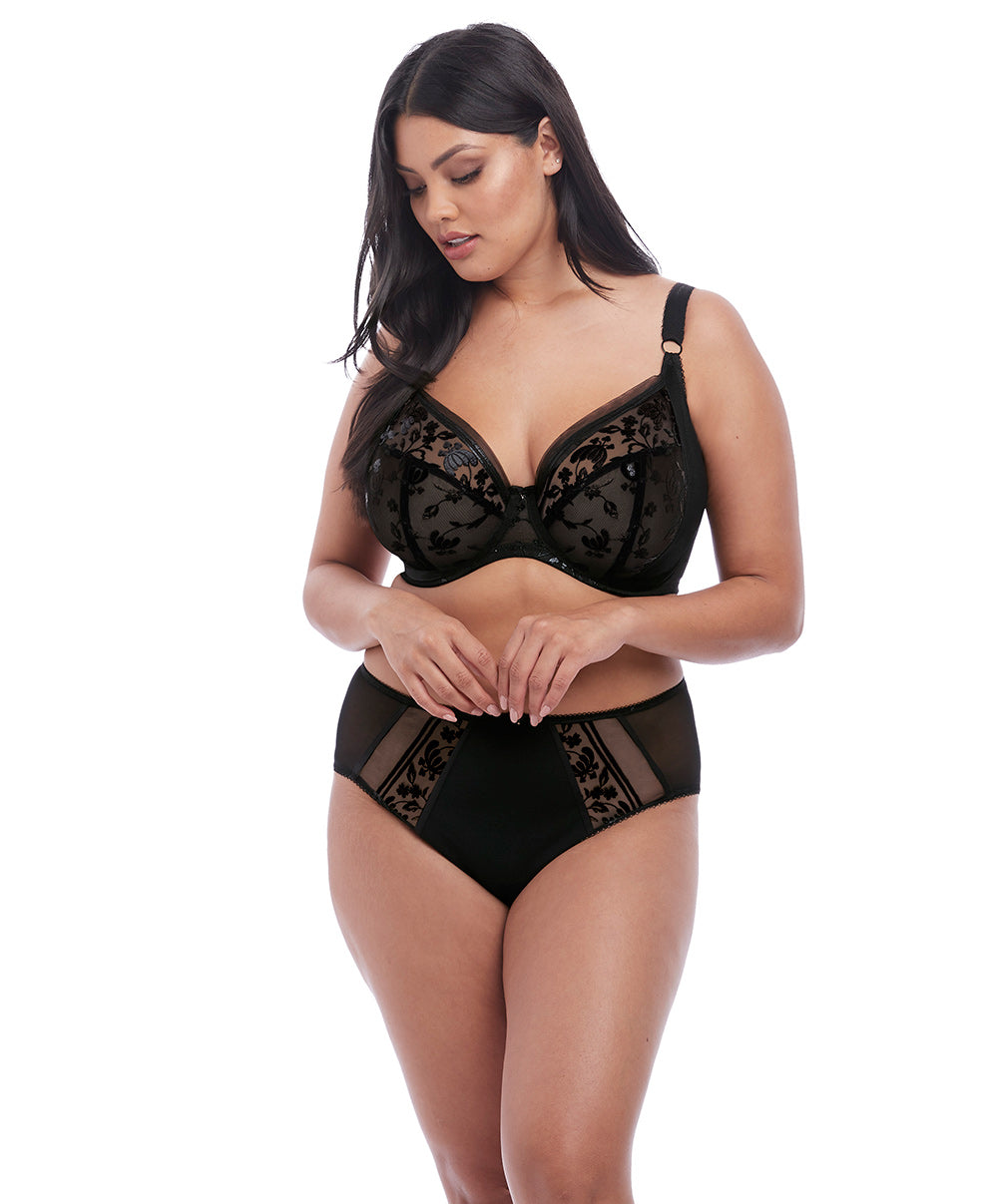 Slip grande taille Elomi Roxanne noir EL4466-BLK