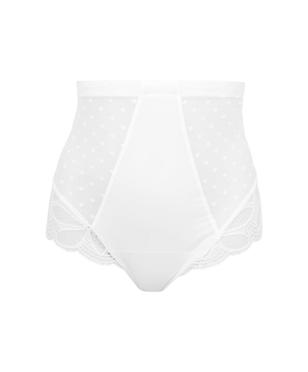 Culotte gainante taille haute Antigel de Lise Charmel Stricto Sensuelle blanc ECH0617-BL