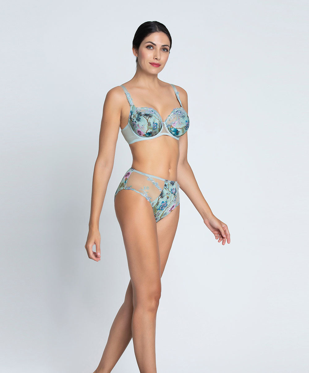Slip haut Reve en fleurs opale Lise Charmel ACJ0343 RO 5
