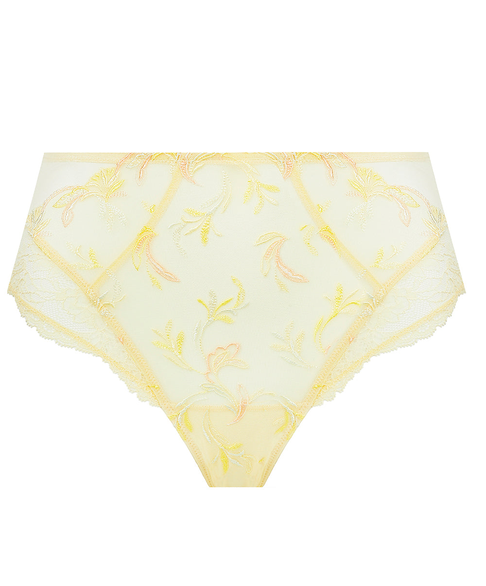 Slip haut dos opaque Lise Charmel Frisson d'Or jaune ACH0361-OR