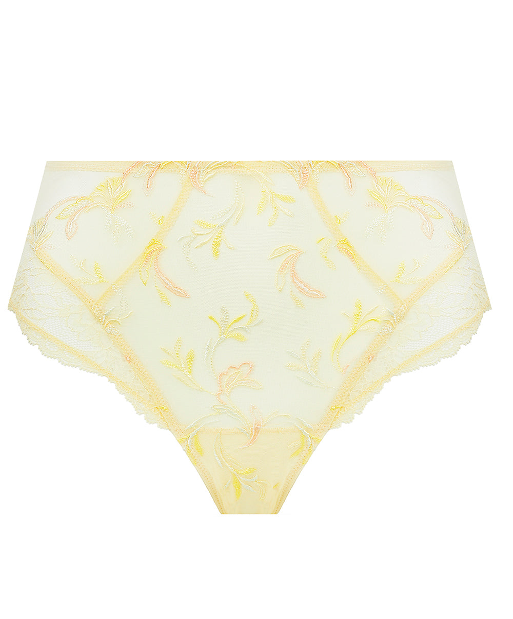 Slip haut dos opaque Lise Charmel Frisson d'Or jaune ACH0361-OR
