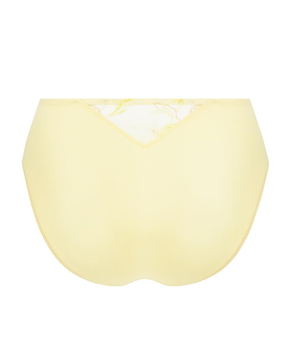 Slip haut dos opaque Lise Charmel Frisson d'Or jaune ACH0361-OR