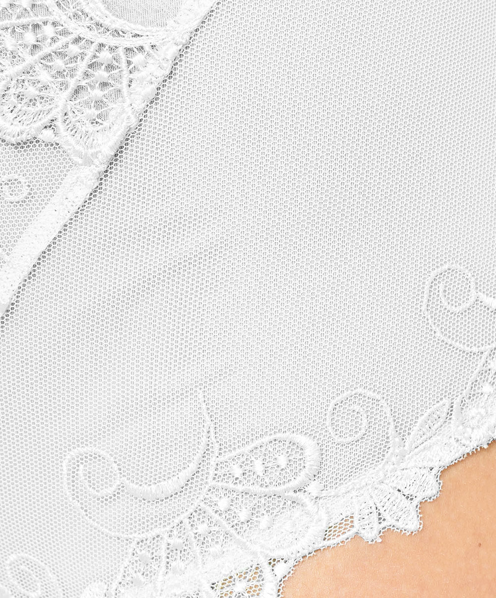 Slip haut grande taille Lise Charmel Dressing Floral blanc BCC0388-BL