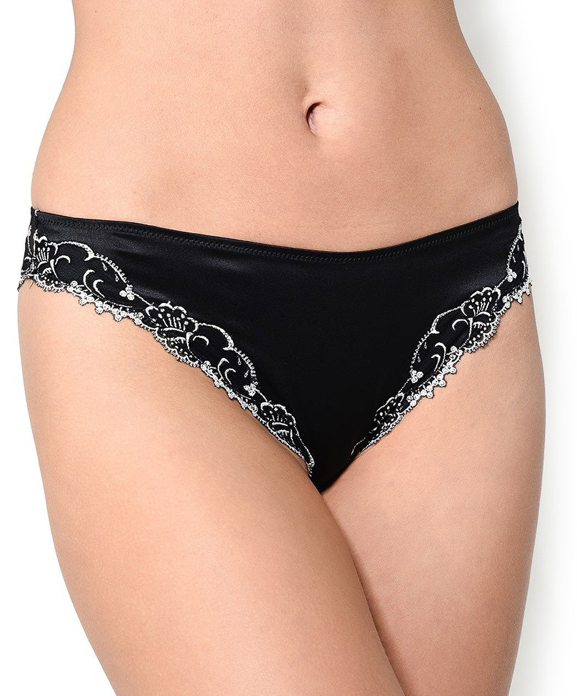 Slip séduction Lise Charmel Splendeur soie noir ACC0780-SN