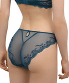 Slip italien en soie Lise Charmel Splendeur Soie cyan ACC0780-SC