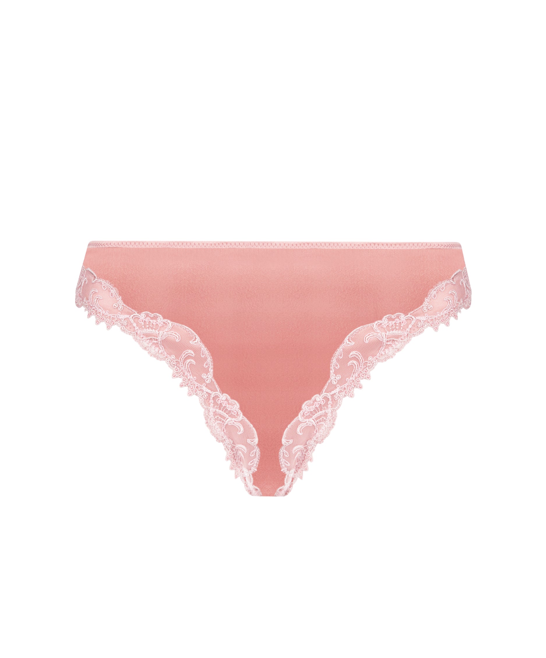 Slip italien en soie Lise Charmel Splendeur soie rose vintage ACC0780-SU