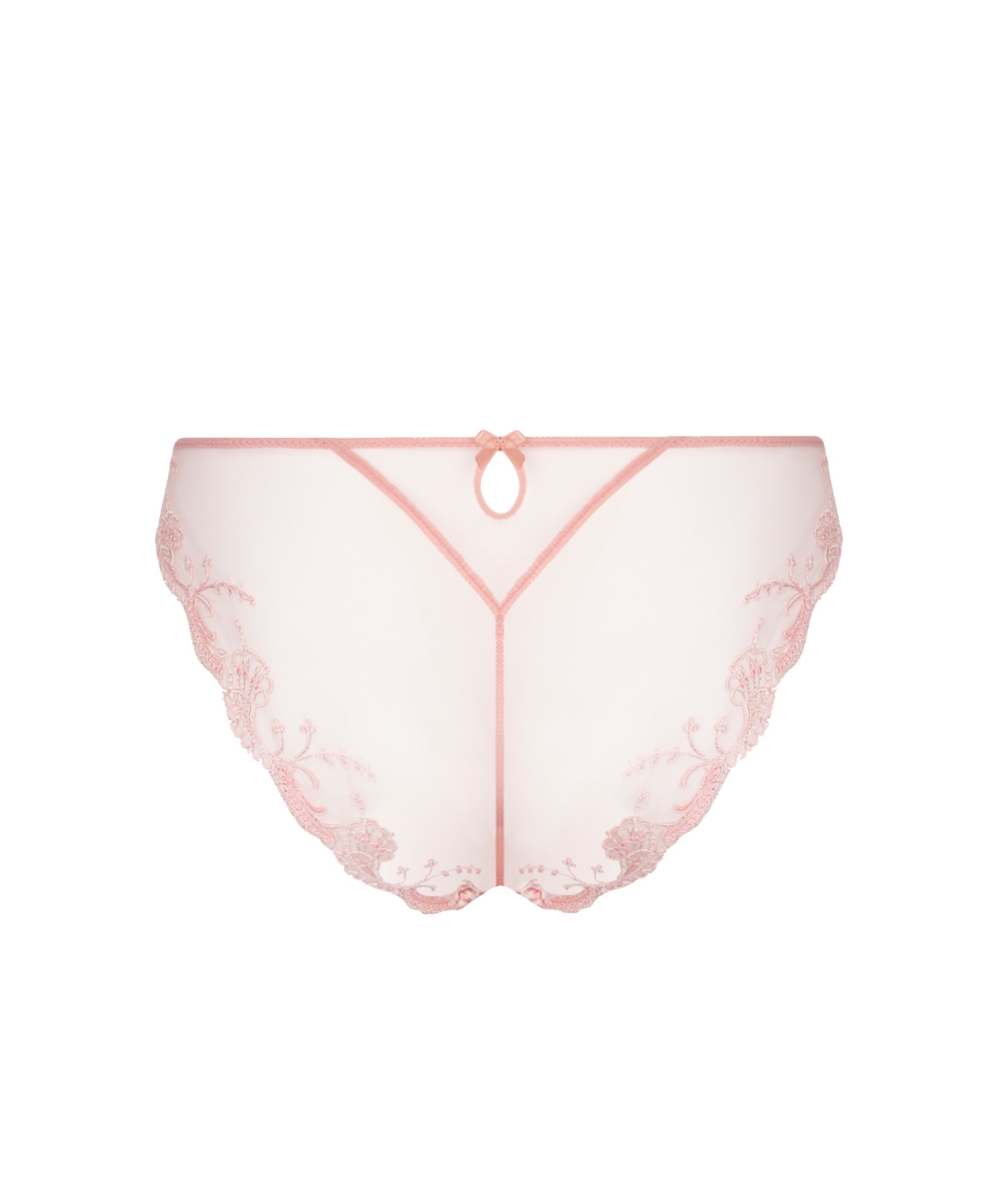 Slip italien en soie Lise Charmel Splendeur soie rose vintage ACC0780-SU