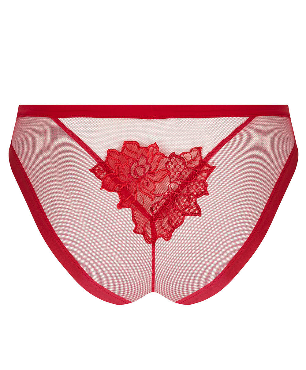 Slip "Séduction" Lise Charmel Adorable en Sexy rouge effusion ACH0785-RE