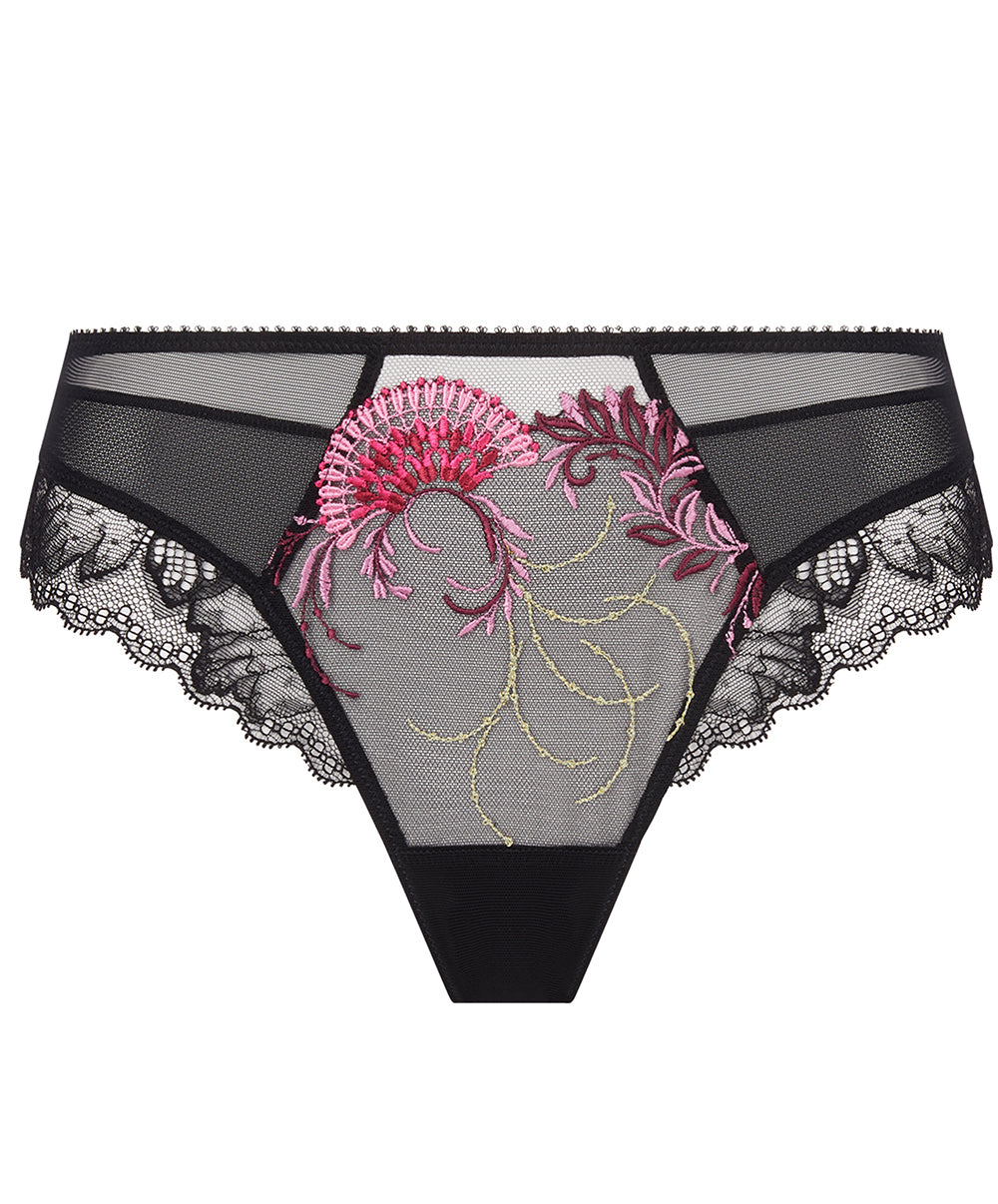 Slip "Séduction" Lise Charmel Floraison Passion safran rose ACH0786-SR