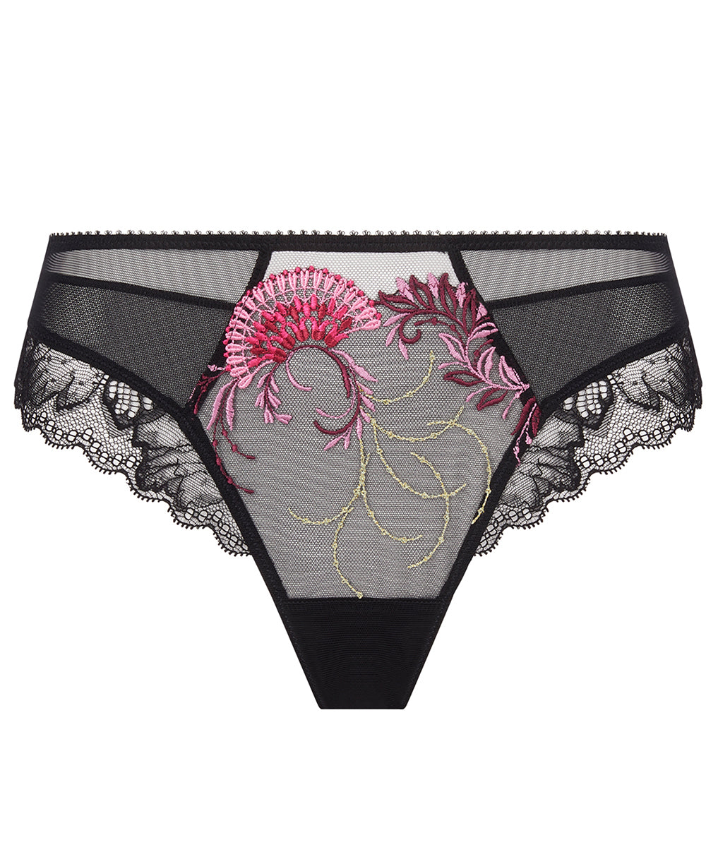 Slip "Séduction" Lise Charmel Floraison Passion safran rose ACH0786-SR