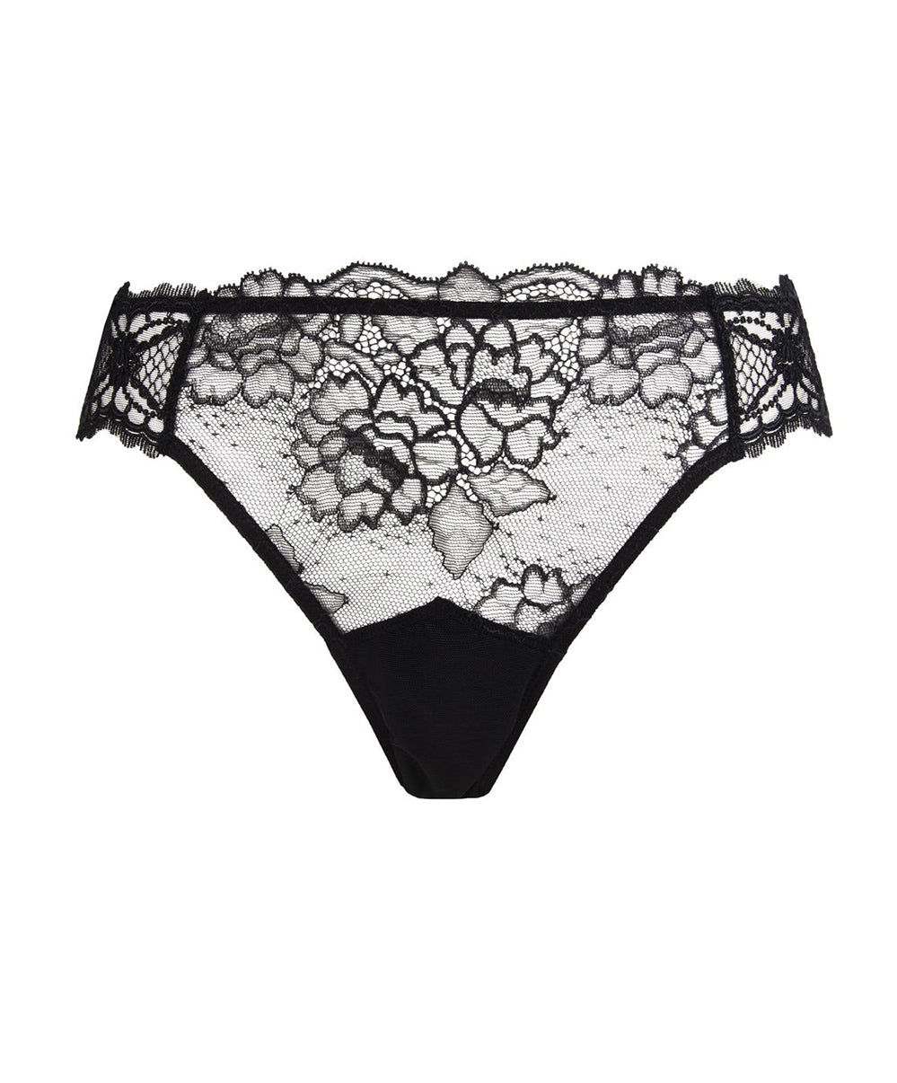 Culotte italienne Lise Charmel Sublime en Dentelle noir ACH0713-NO