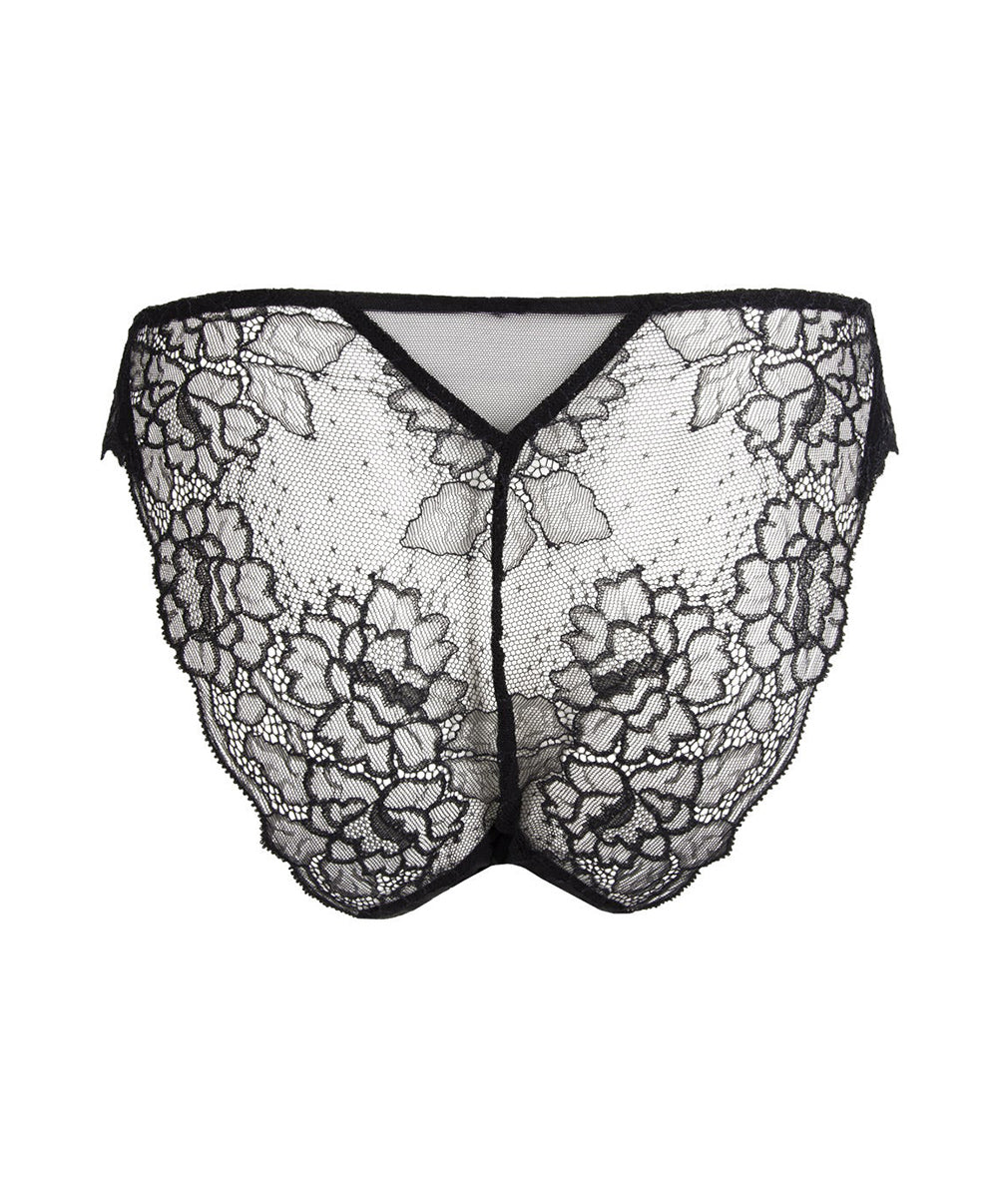 Culotte italienne Lise Charmel Sublime en Dentelle noir ACH0713-NO