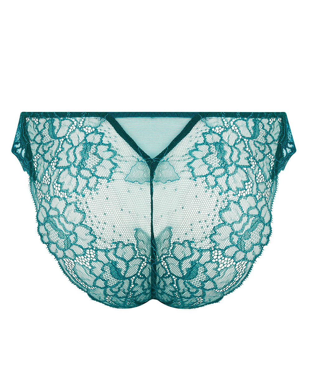 Culotte italienne Lise Charmel Sublime en Dentelle vert princesse ACH0713-VP