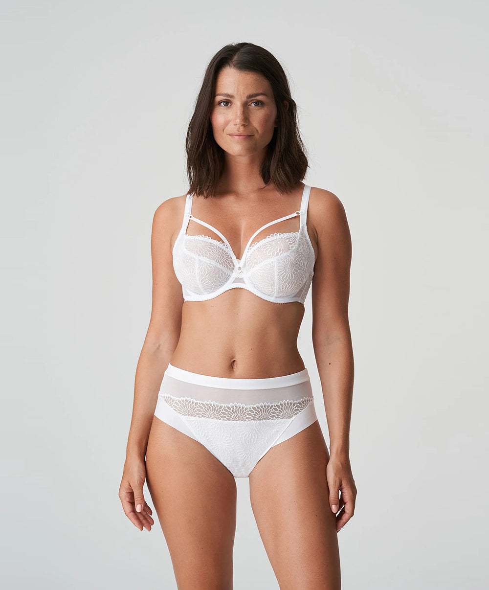 Slip taille haute femme PrimaDonna Sophora blanc 0563181-WIT