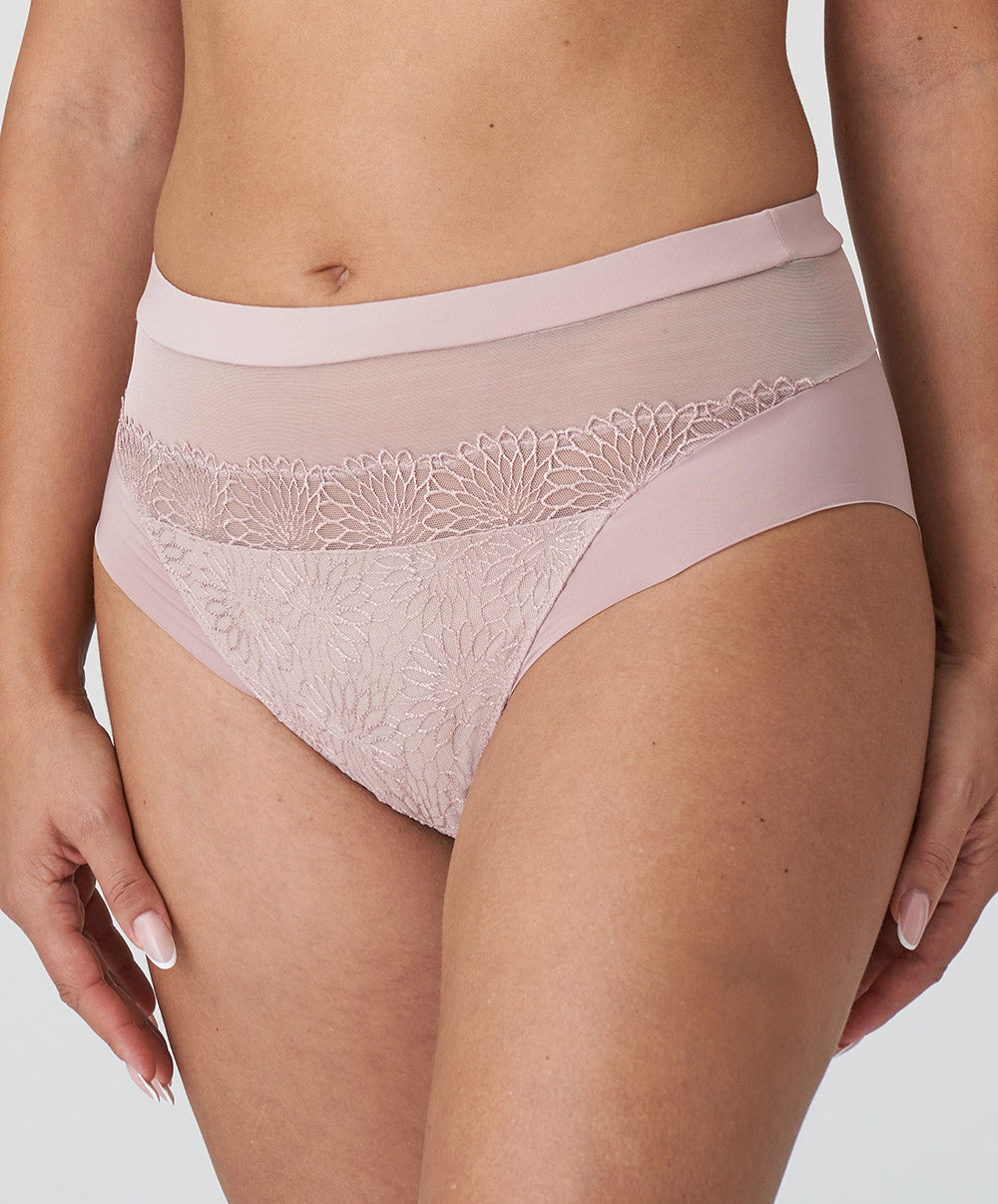 Slip taille haute femme PrimaDonna Sophora bois de rose 0563181-BDS
