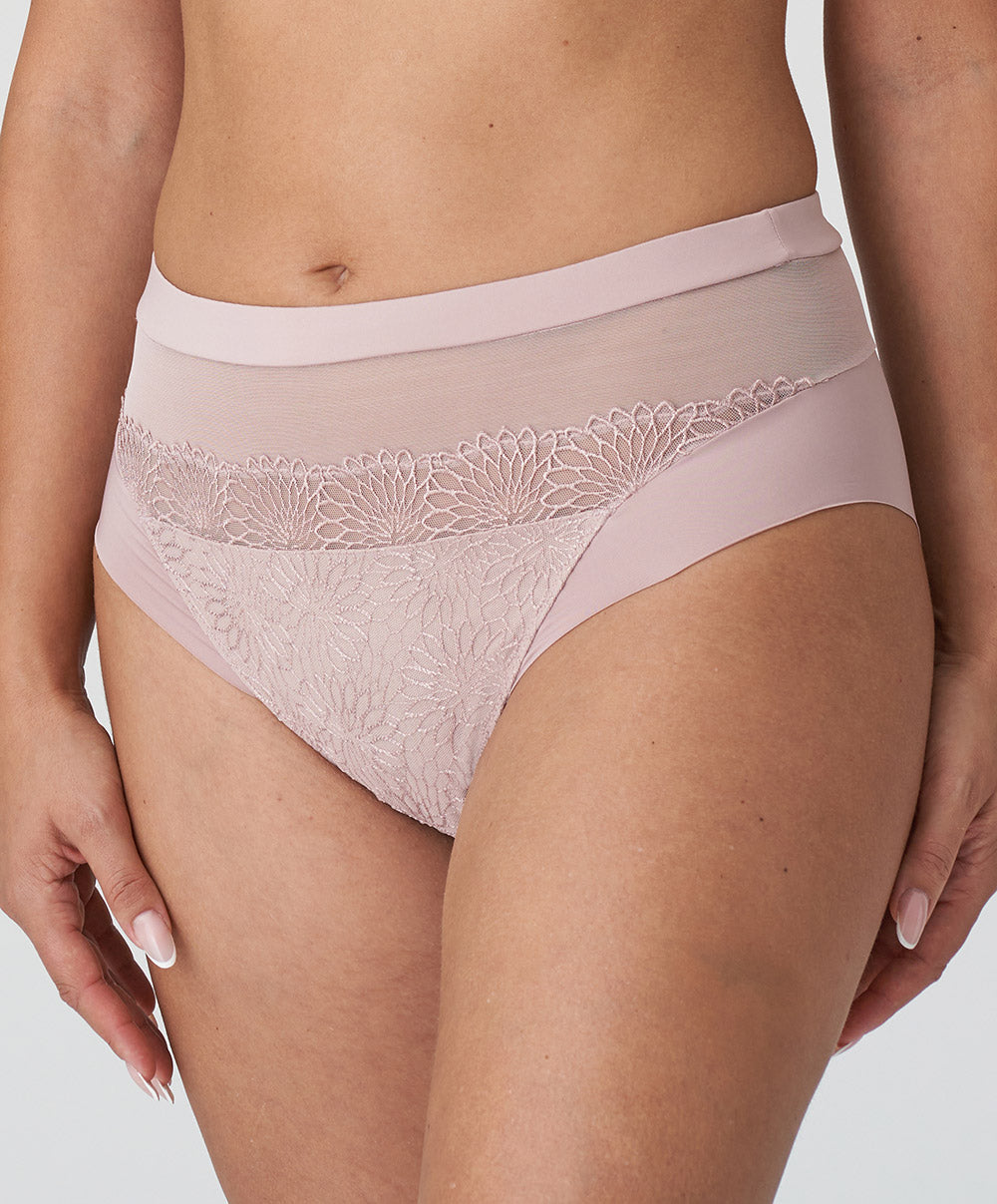Slip taille haute femme PrimaDonna Sophora bois de rose 0563181-BDS