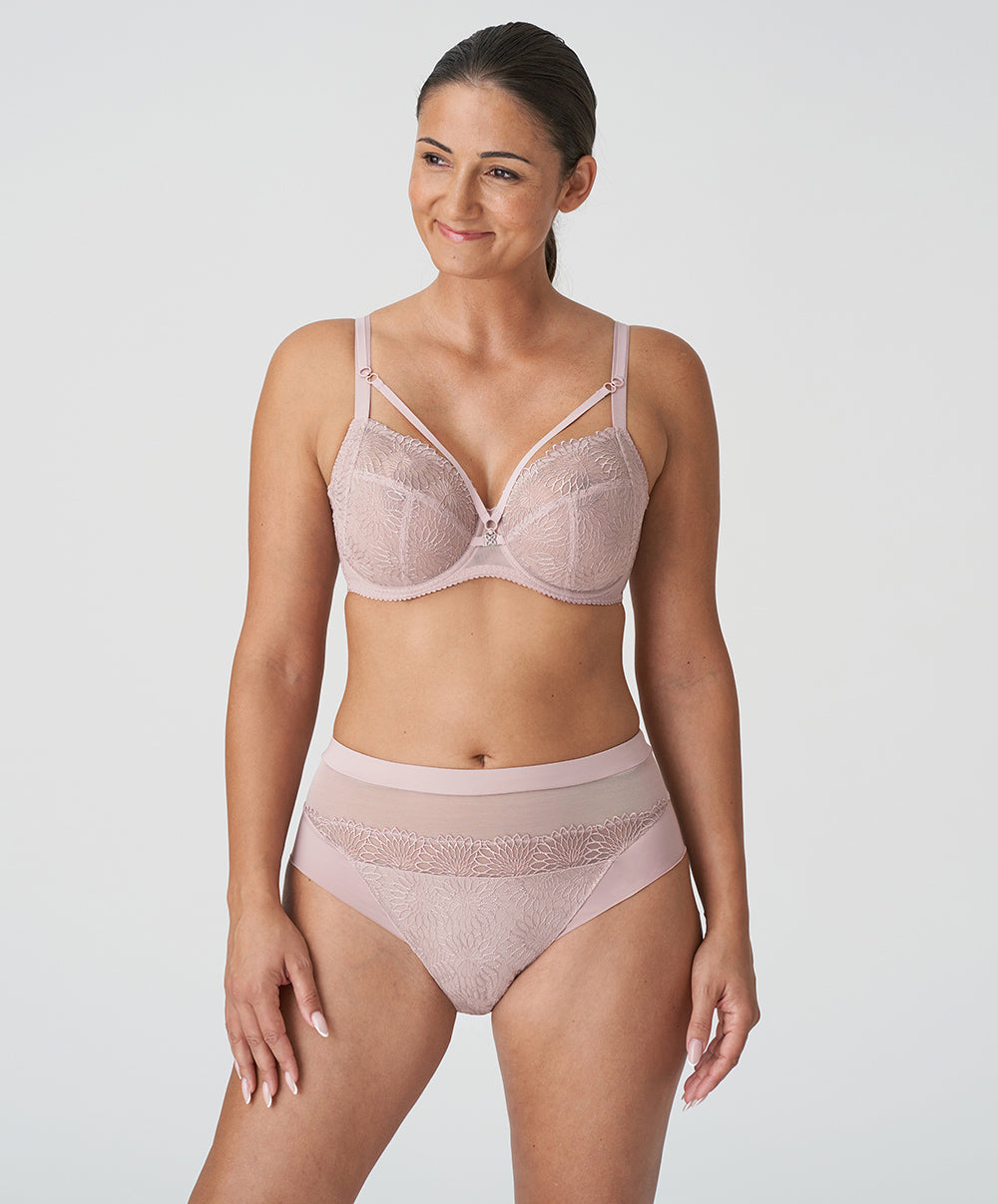 Slip taille haute femme PrimaDonna Sophora bois de rose 0563181-BDS