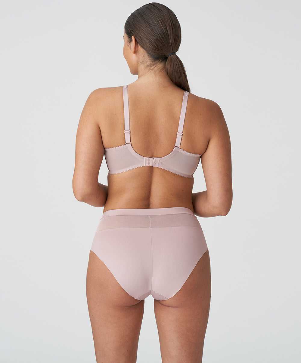 Slip taille haute femme PrimaDonna Sophora bois de rose 0563181-BDS