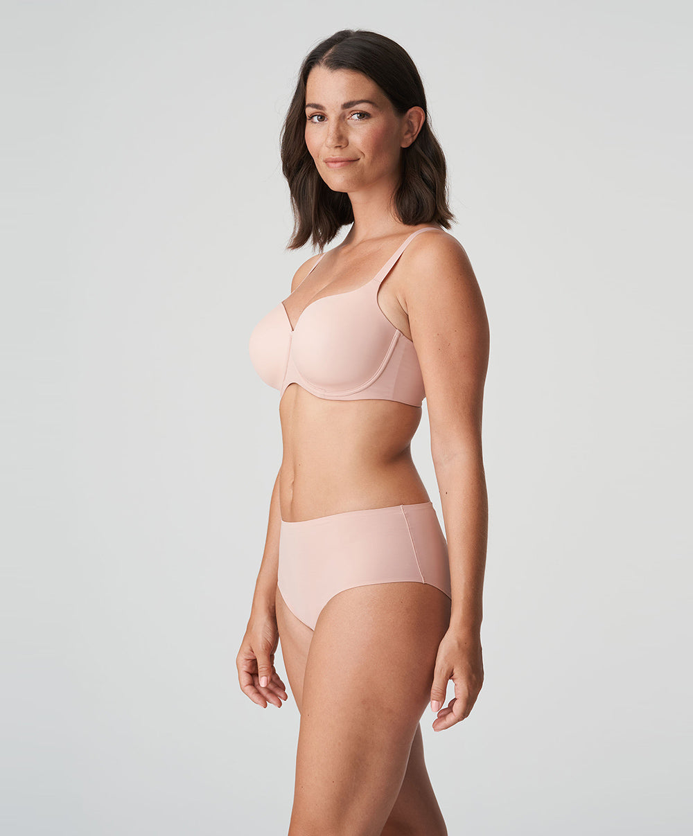 Slip taille haute invisible PrimaDonna Figuras rose poudré 0563251-PWD