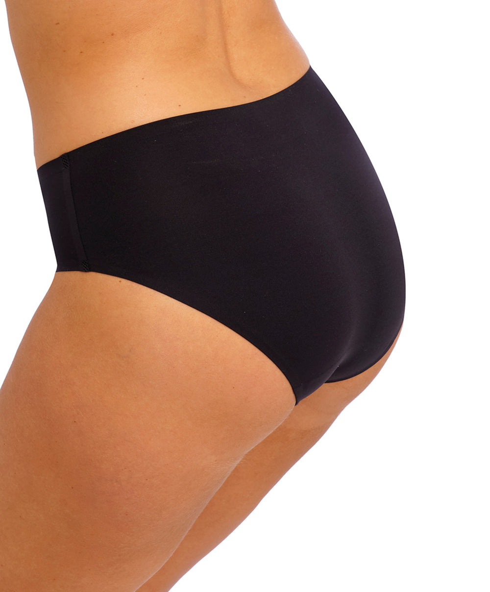 Slip taille mi-haute Wacoal Inès Secret noir WE601055-BLK