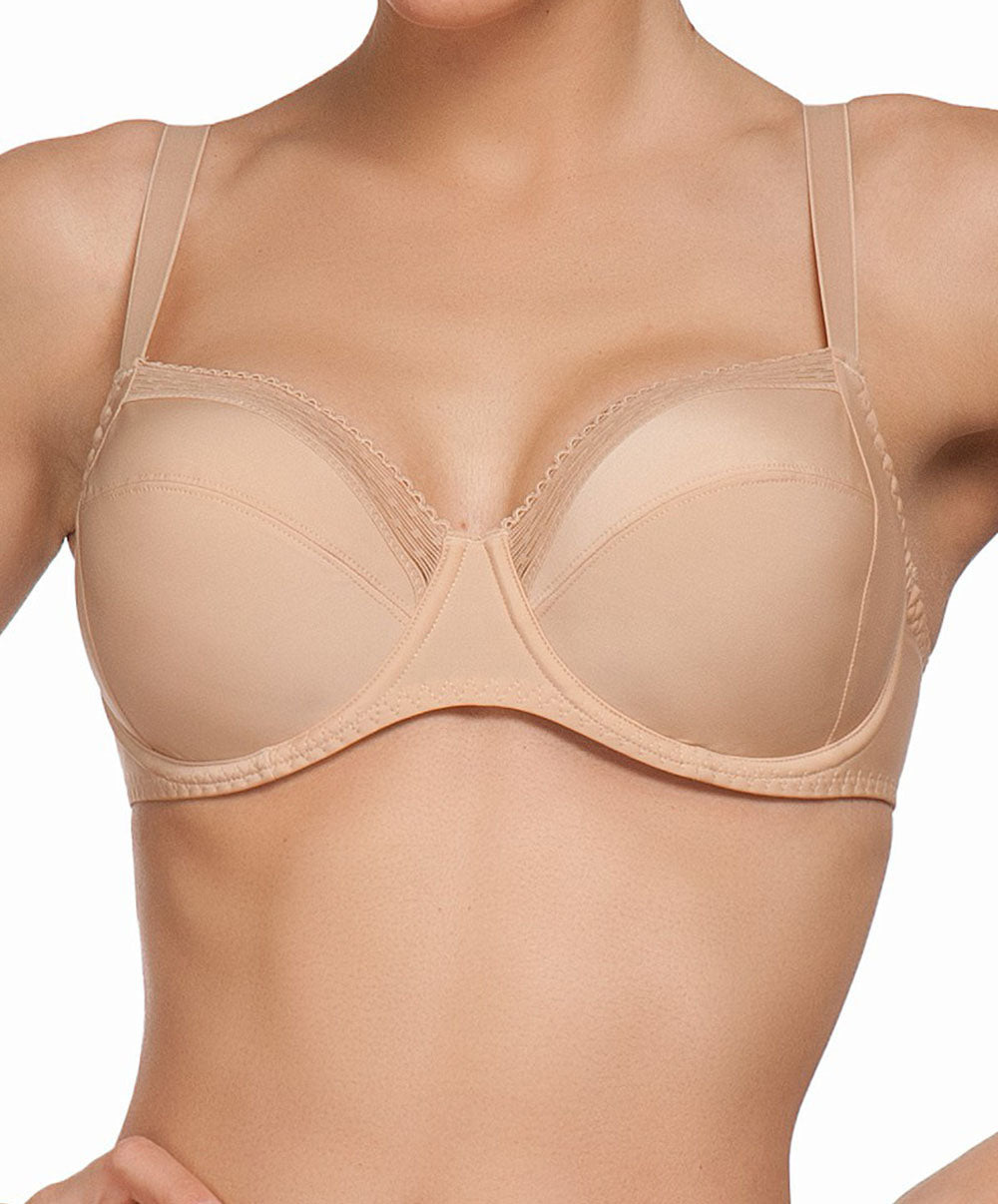 Soutien-gorge Armature grande taille presence beaute Antigel de Lise Charmel chair