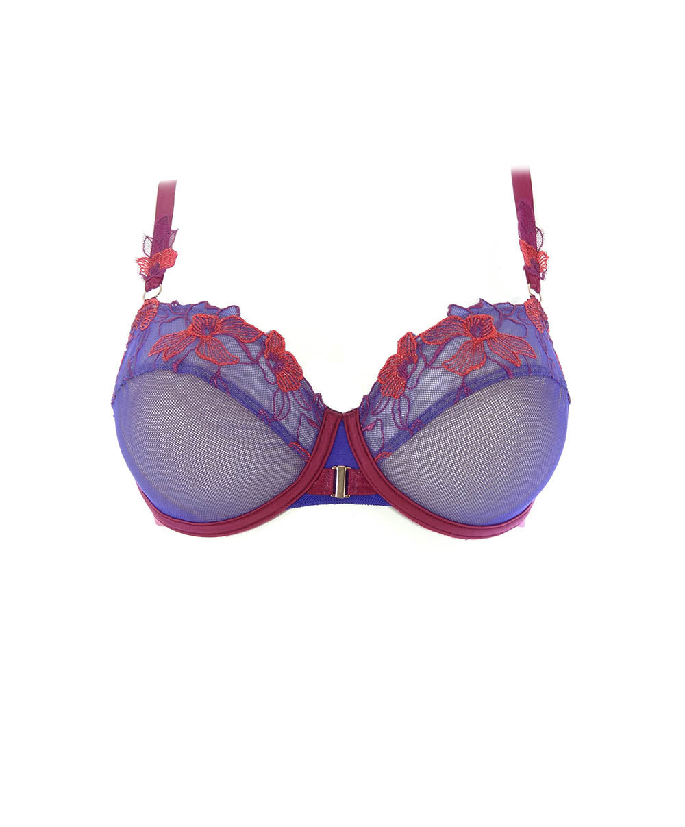 Soutien-gorge Corbeille New Ewperience Lise Charmel Violet et Fucshia