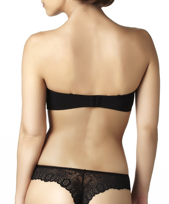 Soutien-gorge Sans Bretelles Lisse Caressence Simone Perele Noir