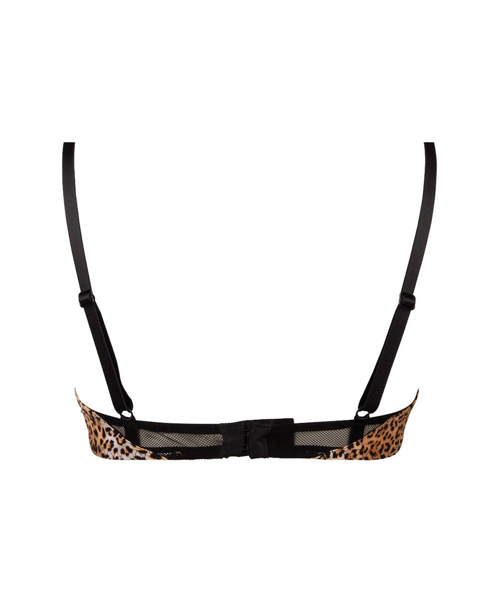 Soutien-gorge armature Antigel de Lise Charmel Libre Panthère fauve et noir ECH6038-FN 10