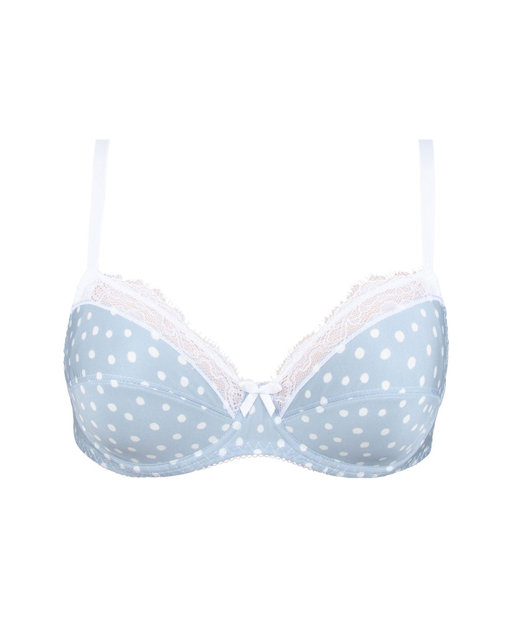 Soutien-gorge armature Antigel de Lise Charmel Pois Sixties bleu sterling ECH6092-BS
