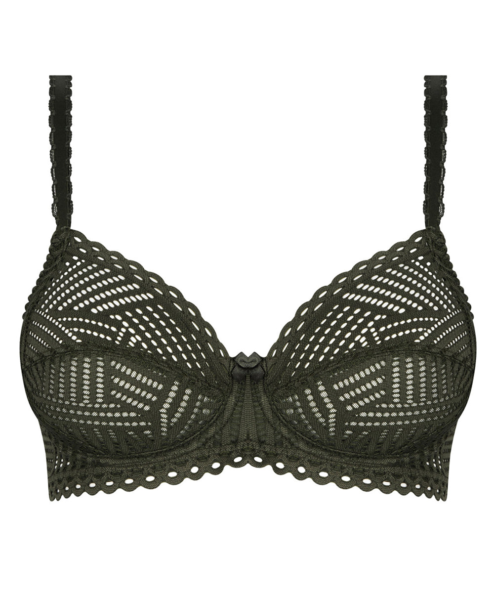 Soutien-gorge armature Antigel de Lise Charmel Tressage Graphic éclat aventure kaki ECC6037-EA