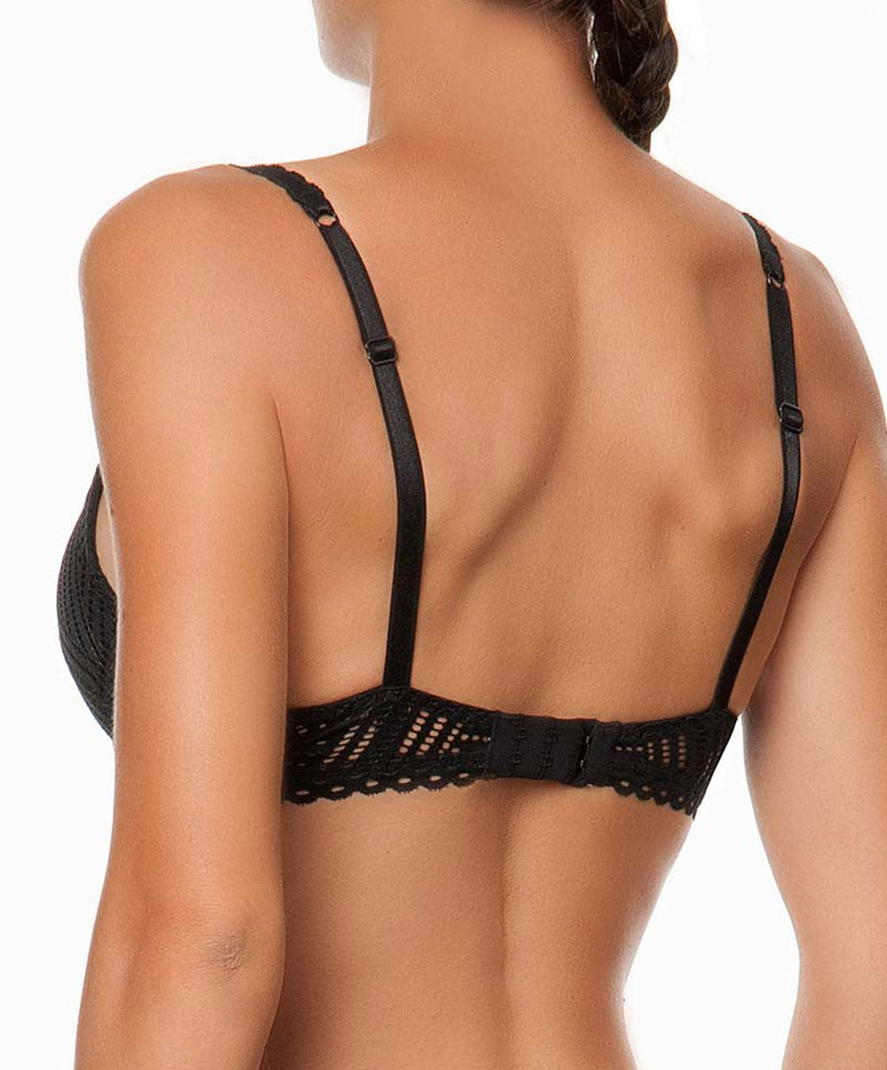 Soutien-gorge armature Antigel de Lise Charmel Tressage Graphic noir ECC6037-TN