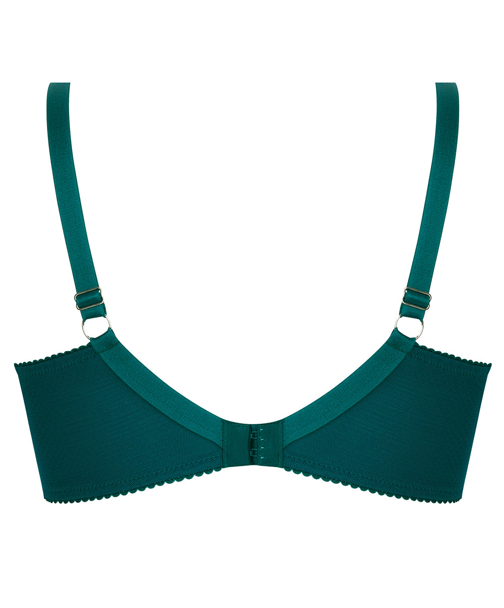 Soutien-gorge armatures grande taille "Bien-être" Lise Charmel Sublime en Dentelle vert princesse ACH6113-VP
