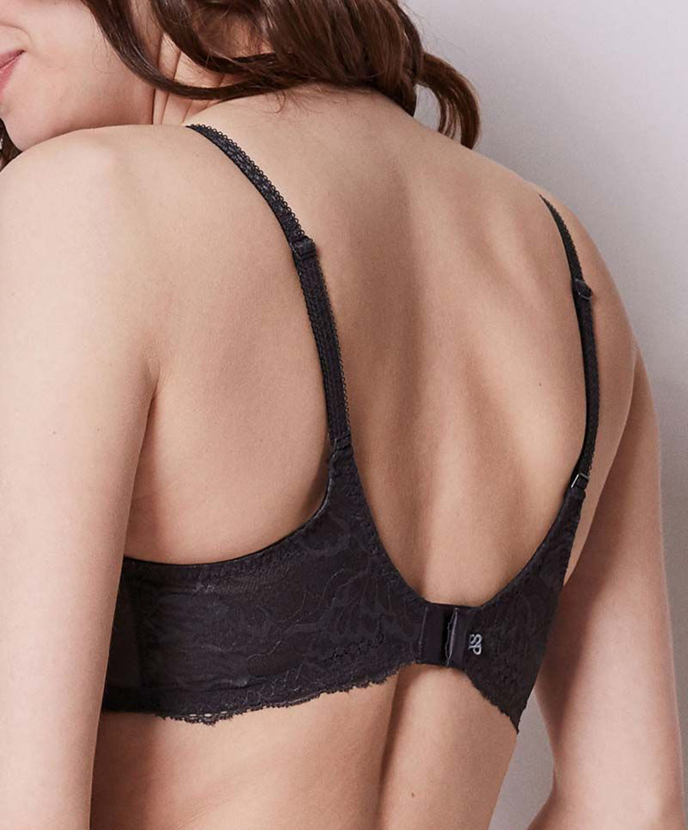 Soutien-gorge armature bonnets profonds Promesse anthracite Simone Pérèle 12H322-12H321-829