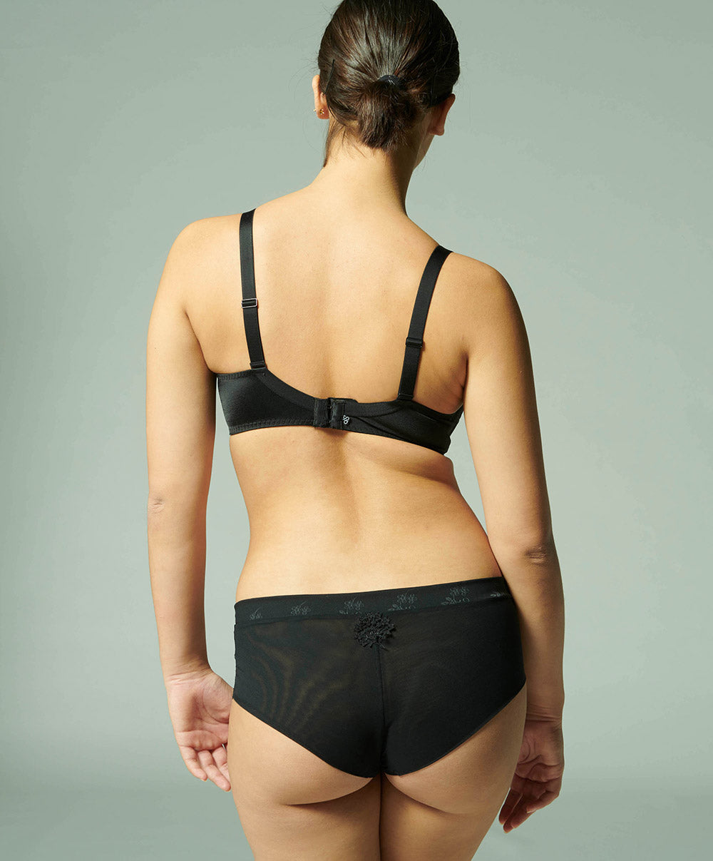 Soutien-gorge armature décolleté plongeant Simone Pérèle Wish noir 12B319-015