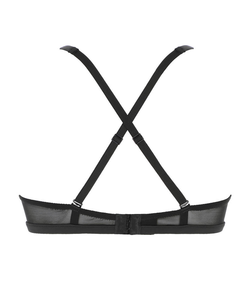 Soutien-gorge armature décolleté plongeant Orphée Noir Simone Pérèle 15S319-015